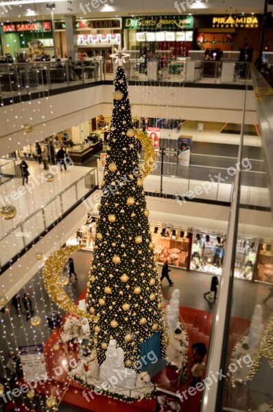 Christmas Tree Holidays Shopping Mall Shopping Buy