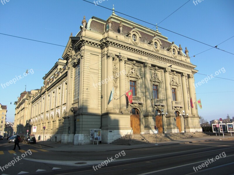 Bern Downtown Switzerland Building City