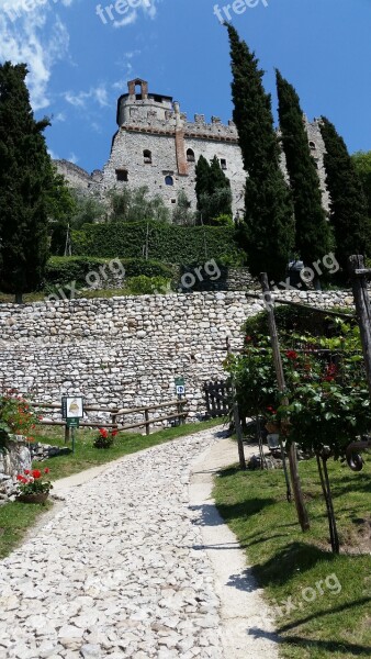 Italy Castle Fortress Architecture Garda