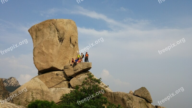 Bukhansan Mountain Private Rocks Climbing Free Photos