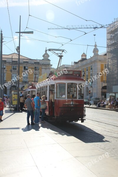 Tram Electric Tram Transportation Transport Tramway