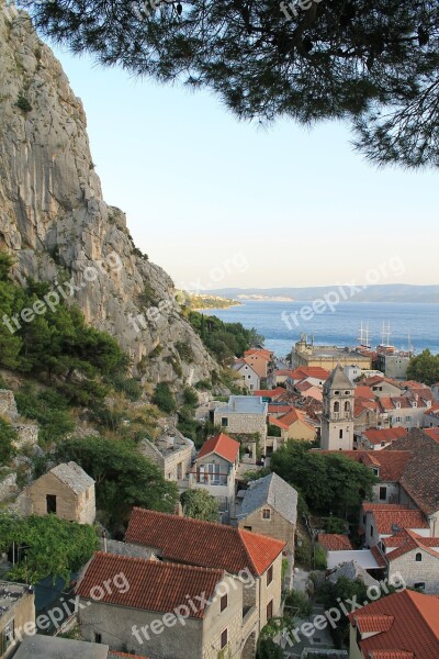 Croatia Dalmatia Omis Free Photos