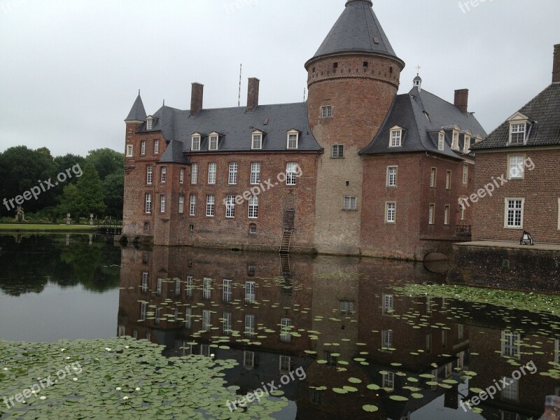 Moated Castle Anholt Germany North Rhine Westphalia Building