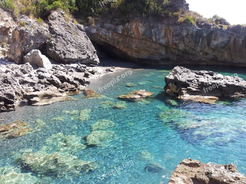 Sea Water Clear Beach Italy