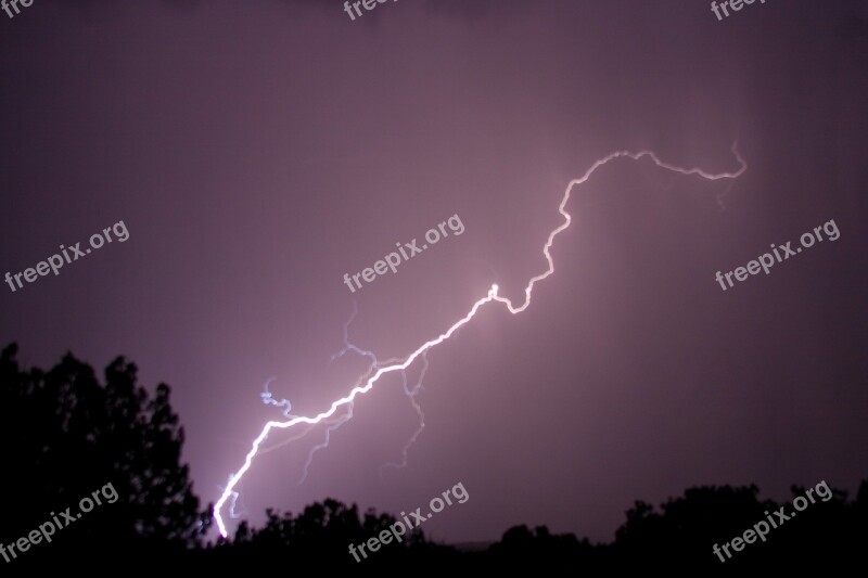 Lightning Thunderbolt Storm Flash Nature