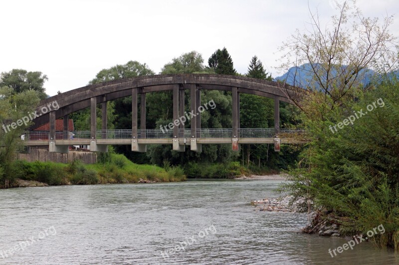 Building Bridge Traffic Route Ferroconcrete Concrete