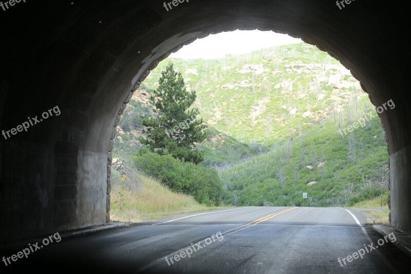 Tunnel Open Road Road Highway Open