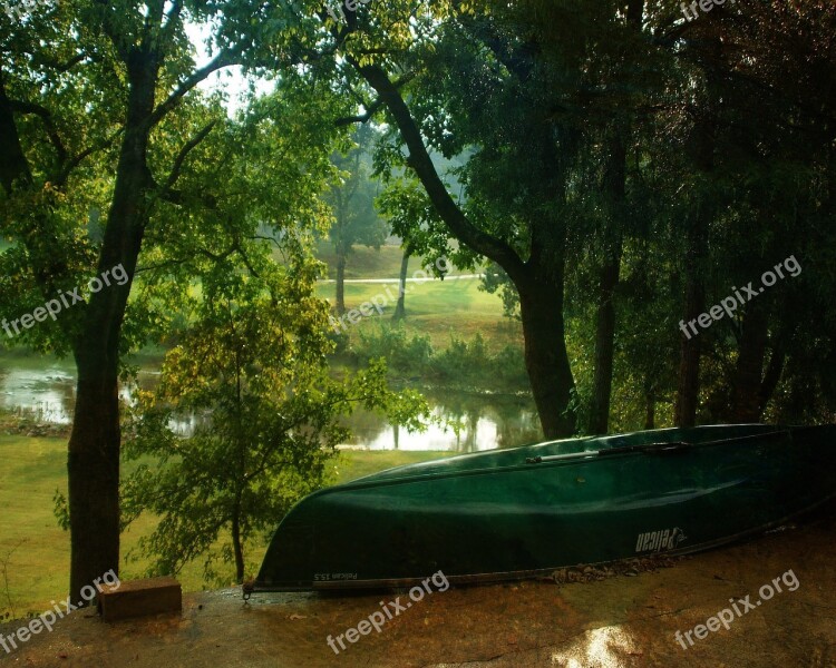 Canoe River Sport Nature Leisure