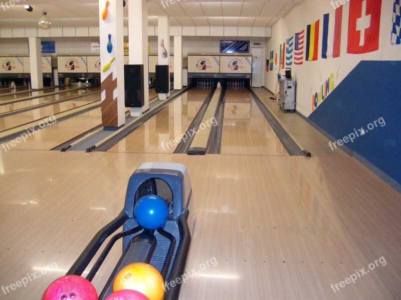 Bowling Leisure Bowling Alley Ball Free Photos