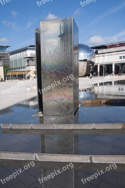 Millenium Space Bristol England Fountain Planetarium