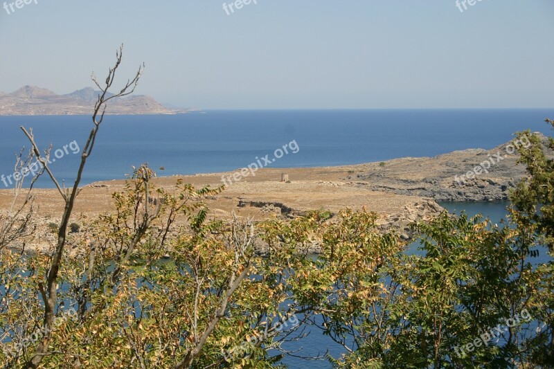 Rhodes Greece Sea Beach Water