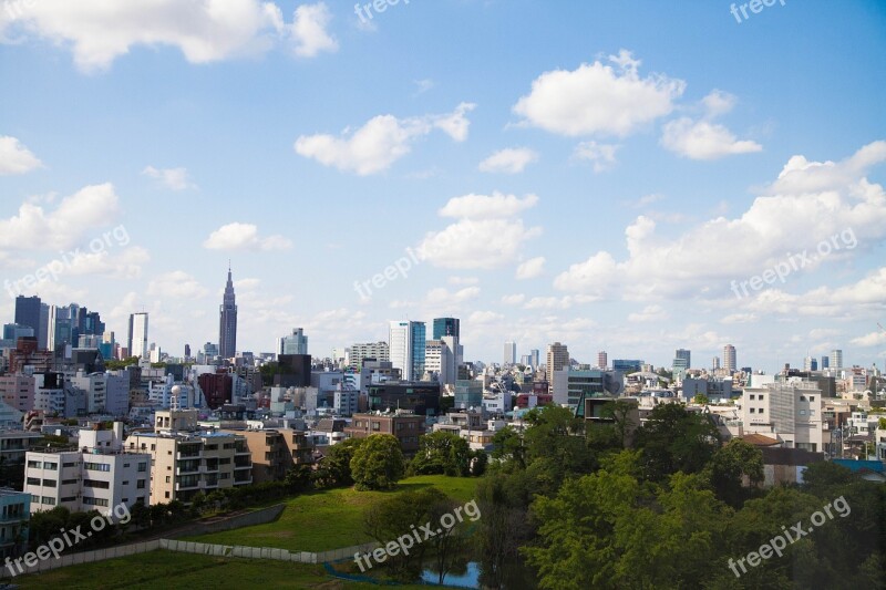 Tokyo Cityscape Japan Skyline Asia