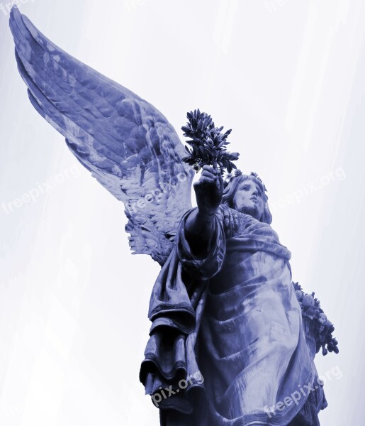 Symbol Angel Figure Sculpture Wing