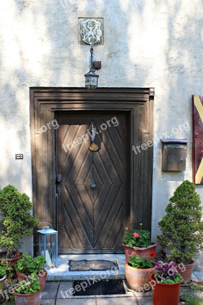 Old Entrance Historically House Entrance Ancient Times Metal Fitting