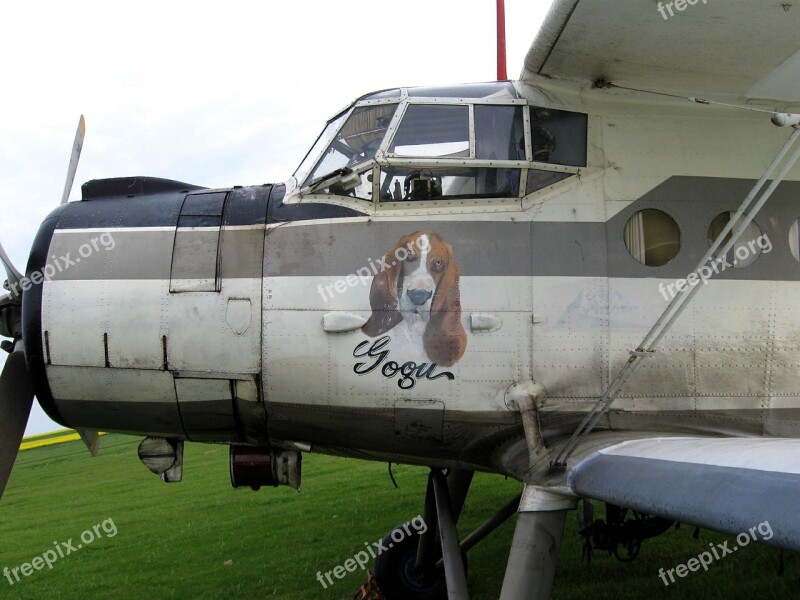 Biplane An-2 Airplane Vintage Aviation