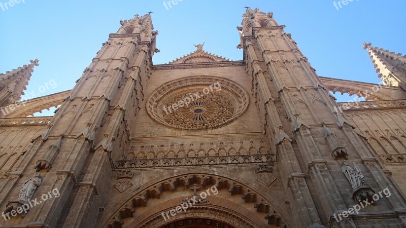 Palma Cathedral Cathedral Cathedral Of Santa Maria Of Palma Church Old