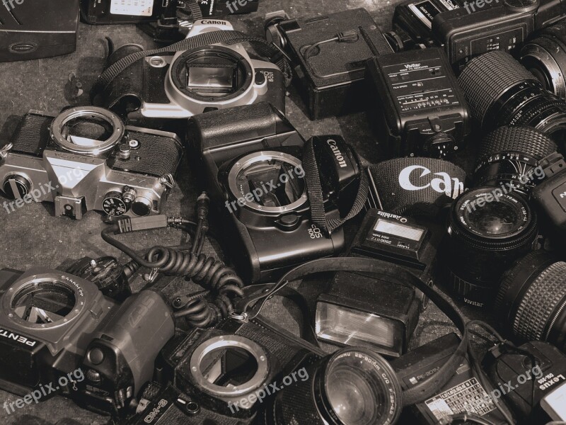 Cameras Used Old Photography Equipment