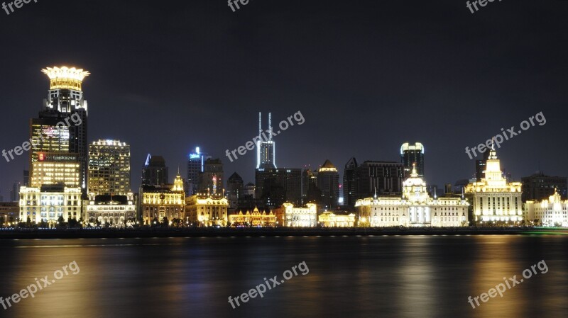 Shanghai Pudong Night View Free Photos