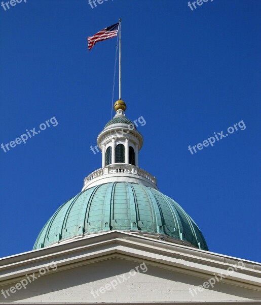 Courthouse Saint Louis Dome Old Historic