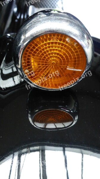 Blinker Spotlight Ford Oldtimer Black