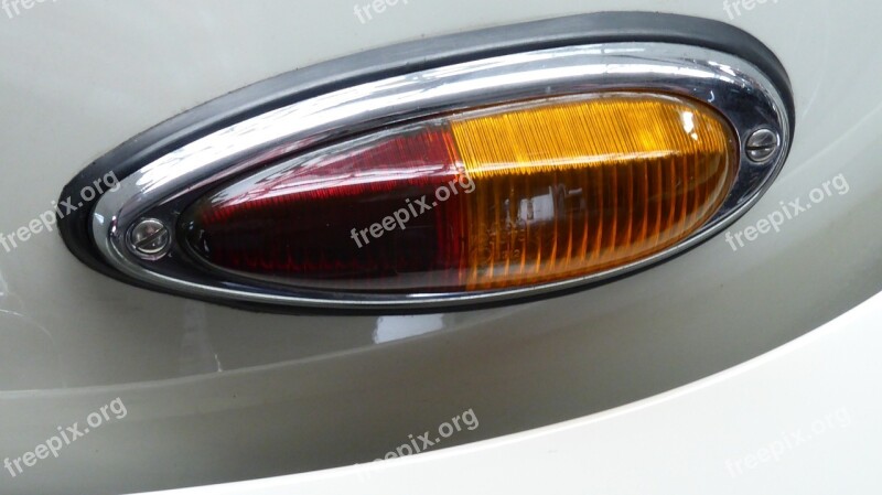 Back Light Oldtimer Blinker Chrome Porsche