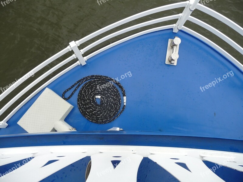 Boat Blue Dew Railing Vacations