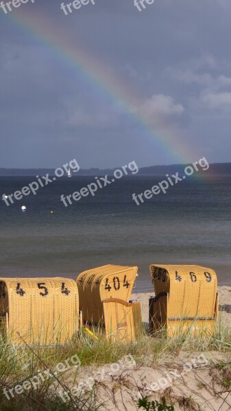 Baltic Sea Sea Water Beach Beach Chair