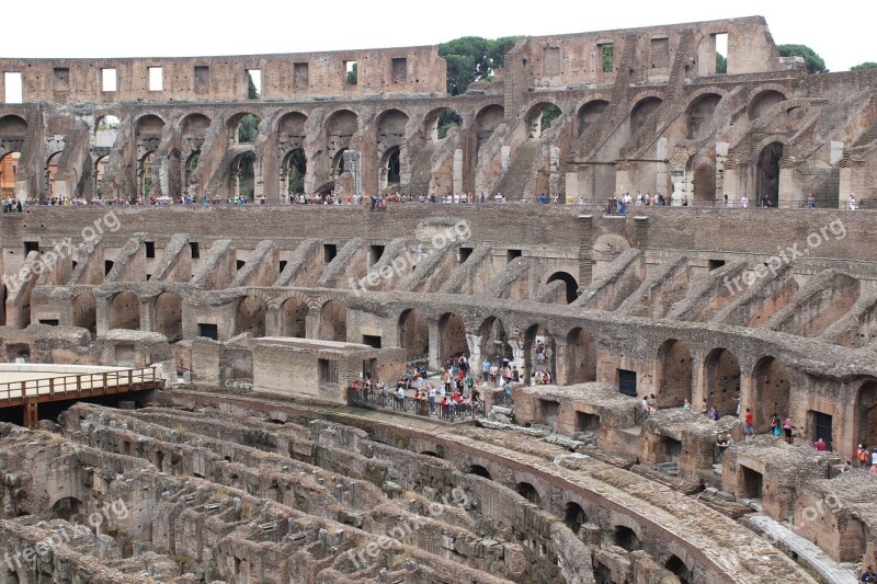 Colosseum Italia Arena Rome Free Photos