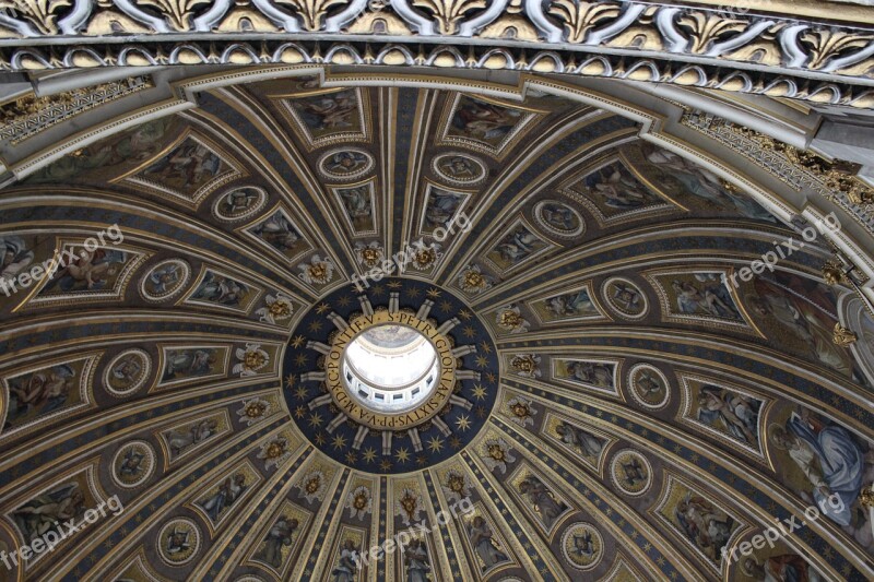 Dome Vatican Rome St Peter's Basilica Free Photos