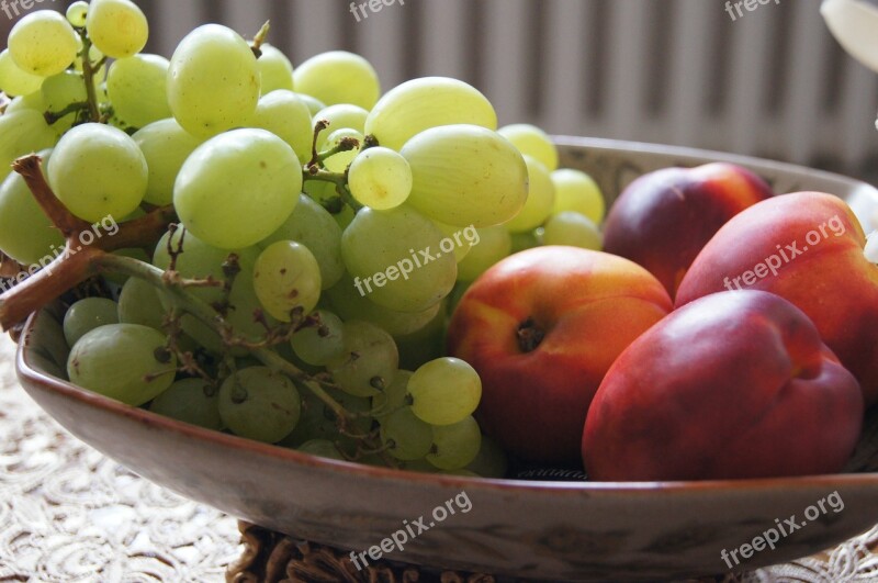 Grapes Peaches Patera Fruit Peach