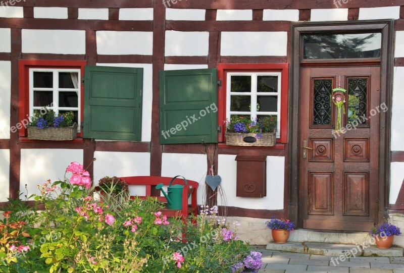 Fachwerkhaus House Truss Building Window