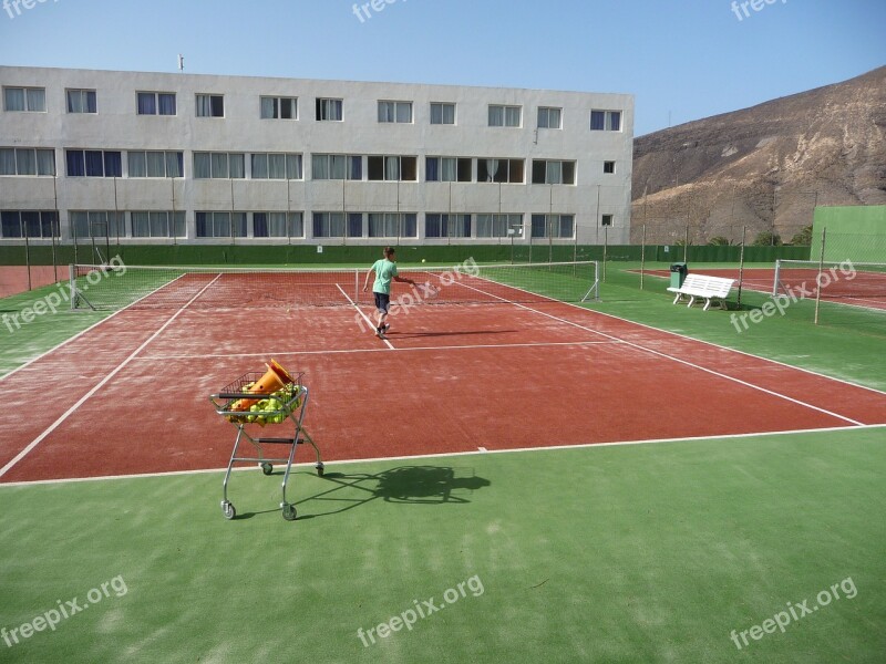 Tennis Training Tennis Court Tennis Player Play