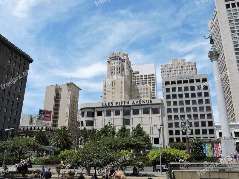 San Francisco City Downtown Urban Cityscape