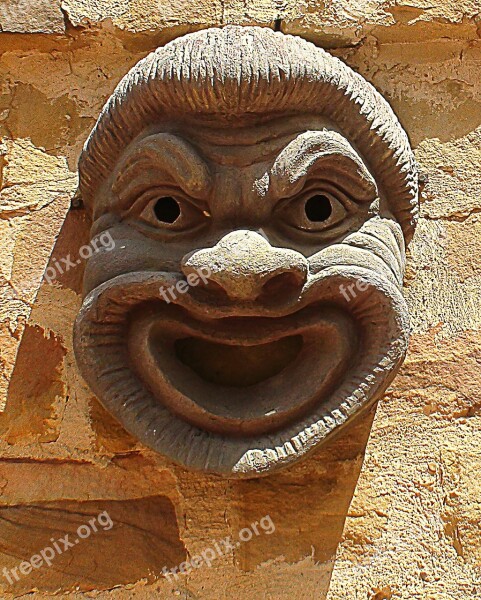 Mask Maszkaron Tunisia Architecture Ornaments