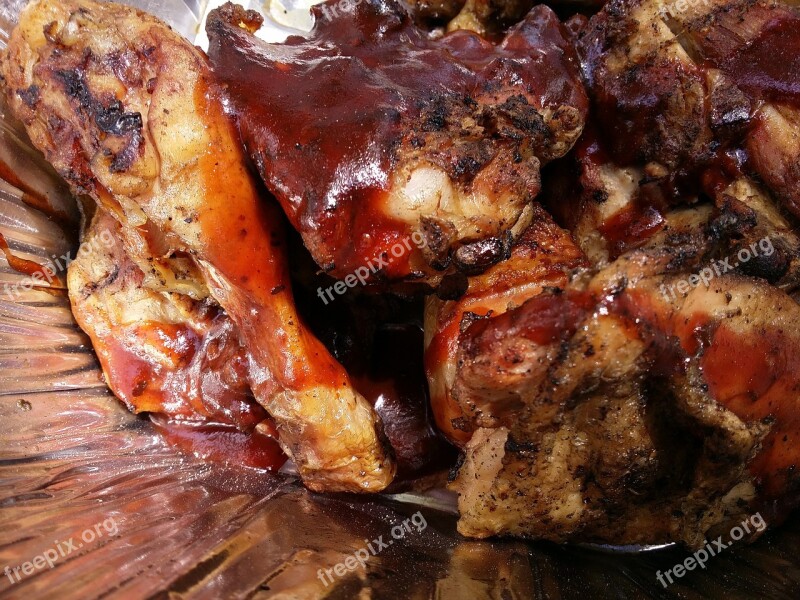 Meat Food Chicken Cooking Barbecue