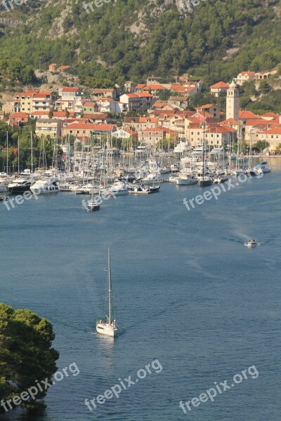 Krka Skradin Nature Ship Free Photos