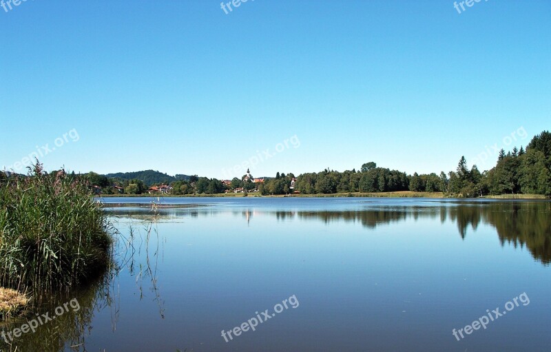 Allgäu Foothills Of The Lake Idyll Water