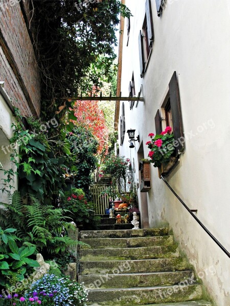 Stone Stairway Staircase Historically Building Emergence