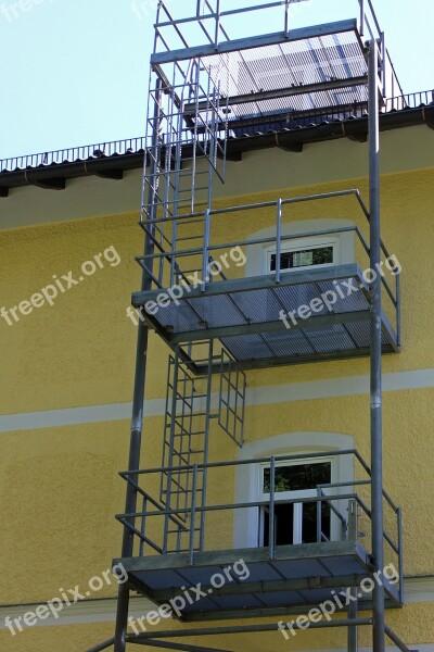 Security Fire Escape Emergency Ladder Head Of Rescue Exit