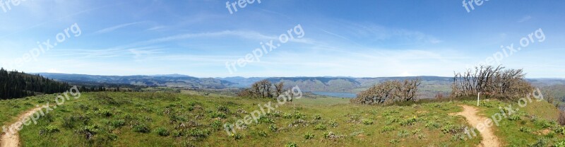 Columbia Gorge Oregon River Nature