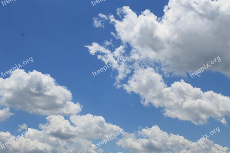 Clouds Blue Sky Weather Sky Day