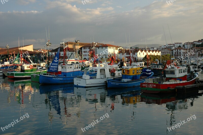 Fishing Boats Port Basque Country Free Photos