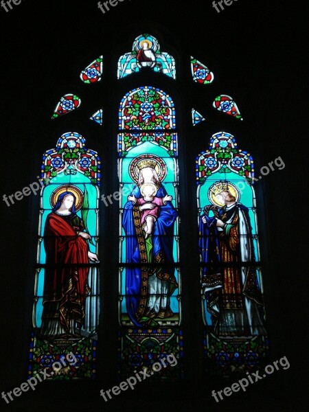 Stained Glass Church Cathedral Light Color