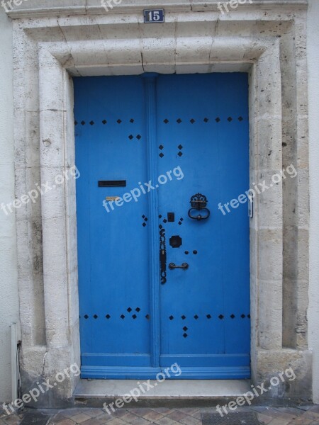 Door Entry Blue Heritage Decorating Outside