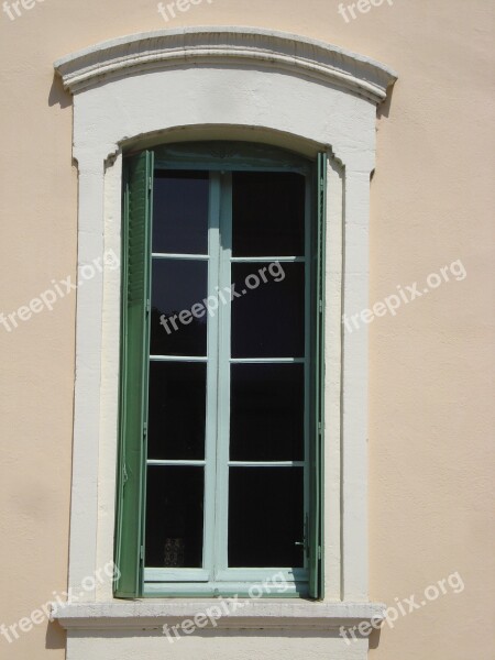 Window Green Pastel Opening Building