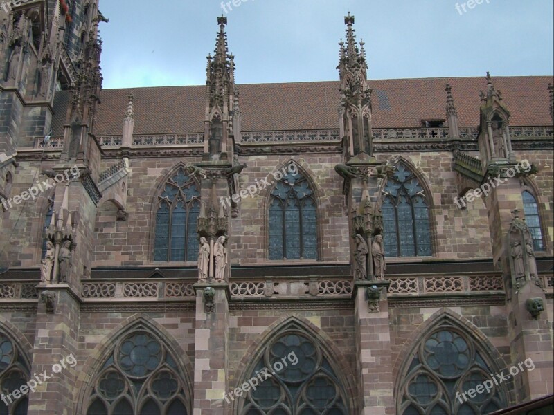 Münster Gothic Building Architecture Freiburg