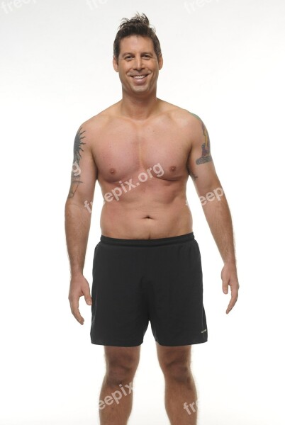 Guy Torso Muscular Male Smile