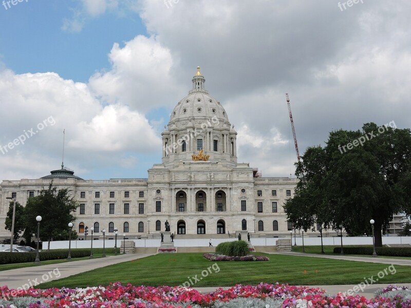 Saint Paul Minnesota Capitol Usa Landmark