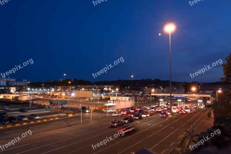 Jam Vehicles Ferry Plymouth Ship