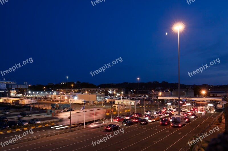 Jam Standing On Wait Ferry Plymouth